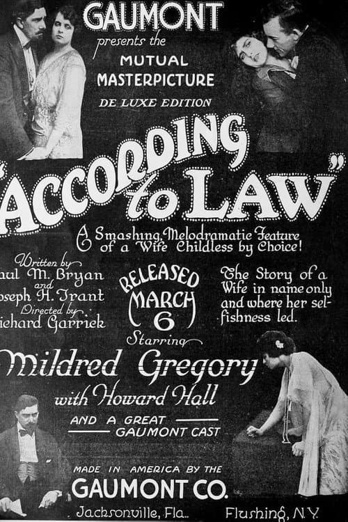 Poster for According to Law