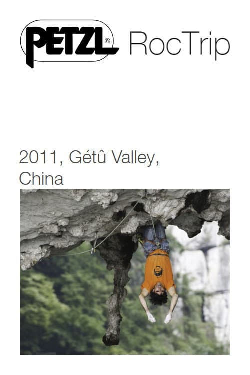 Poster for Petzl RocTrip China 2011