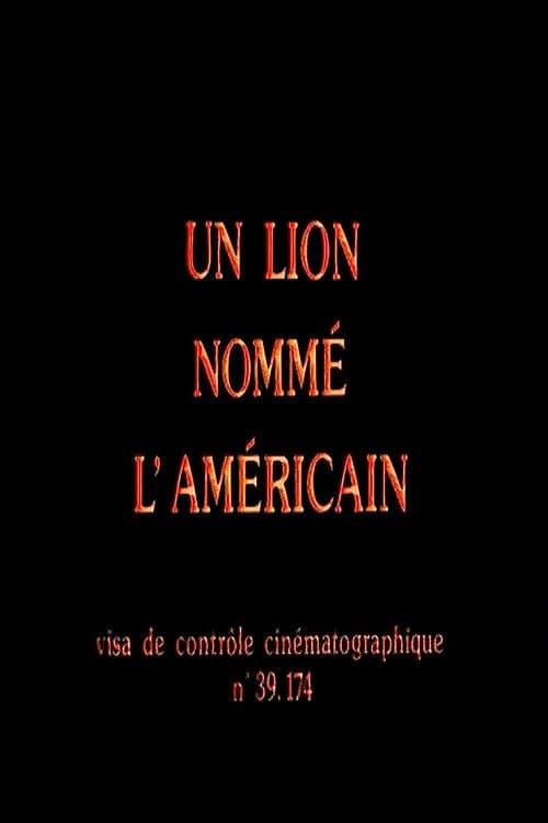 Poster for Un lion nommé l'Américain
