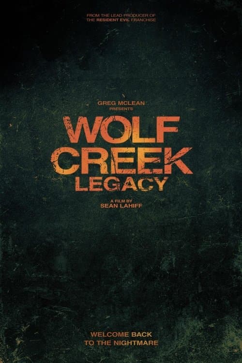 Poster for Wolf Creek: Legacy