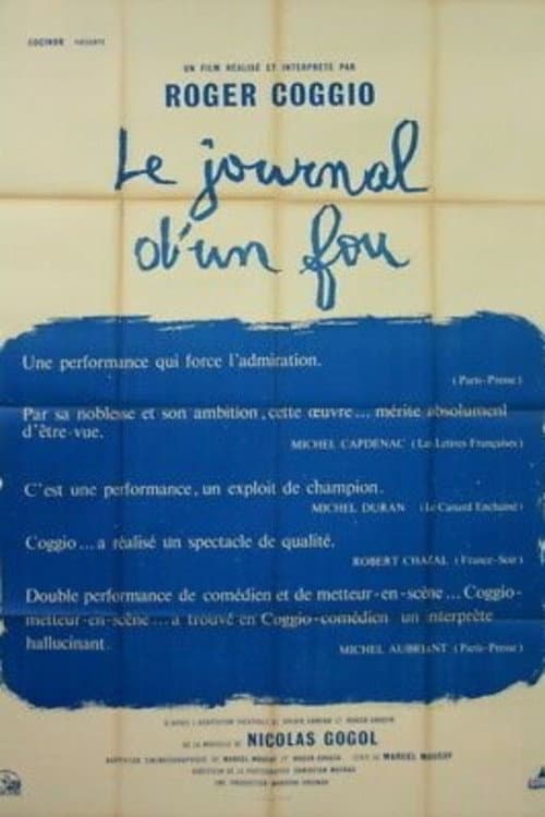 Poster for Le journal d’un fou