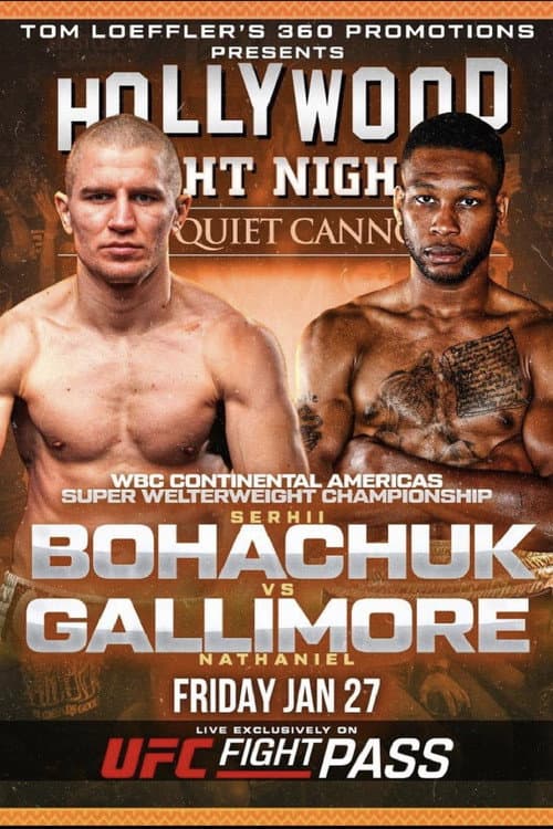 Poster for Serhii Bohachuk vs. Nathaniel Gallimore