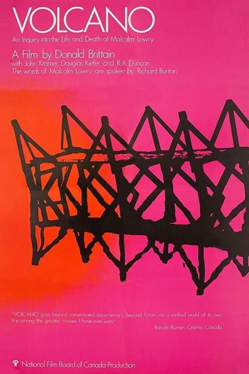 Постер до фільму «Volcano: An Inquiry into the Life and Death of Malcolm Lowry»