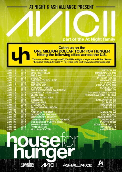 Poster for Avicii on Tour