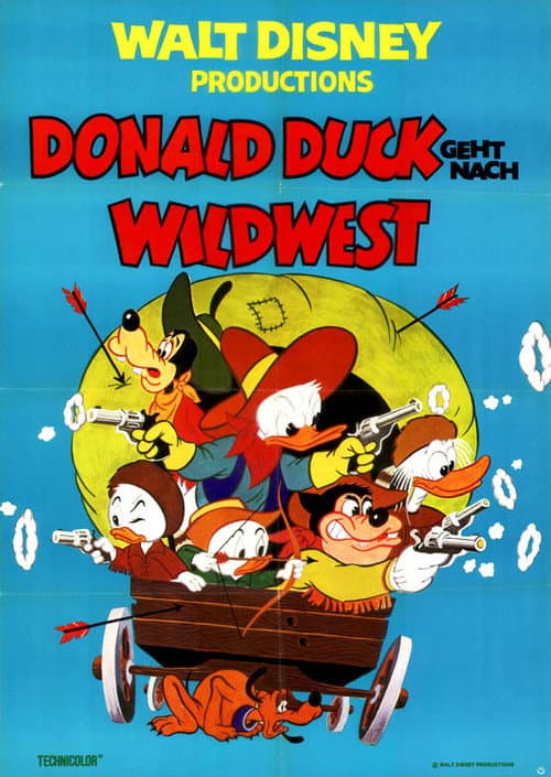 Poster for Donald Duck Goes West