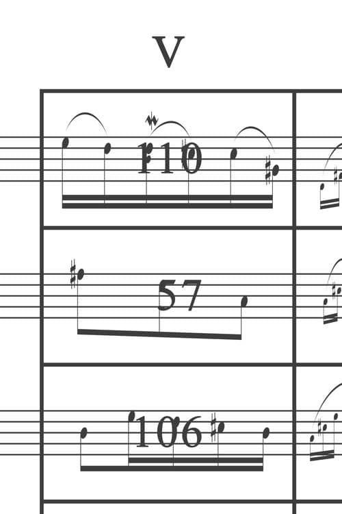 Постер до фільму «Anagrammatical Composition with Dice by VALIE EXPORT (after W.A. Mozart, Piano) for Soprano Saxophone»