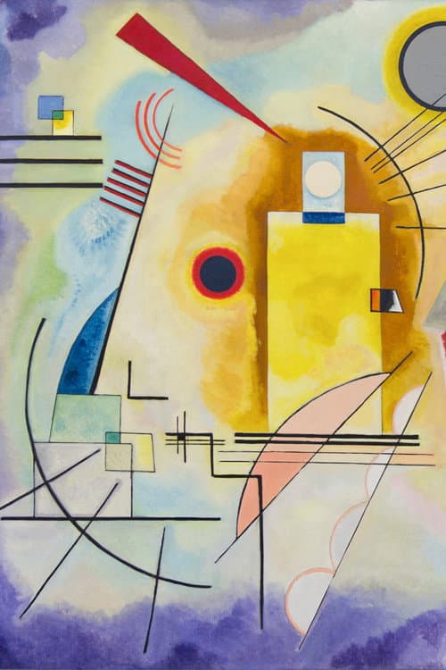 Poster for Kandinsky « Figures de l’invisible »