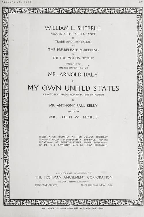 Poster for My Own United States