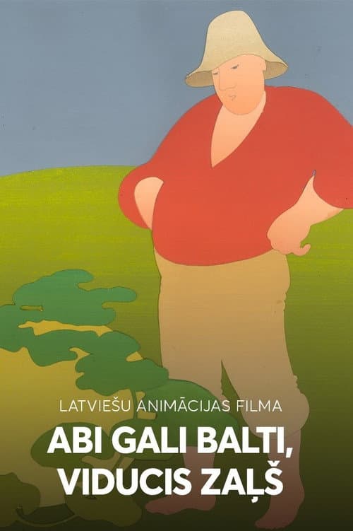 Poster for Abi gali balti, viducis zaļš