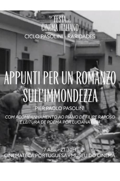 Poster for Appunti per un romanzo sull'immondezza