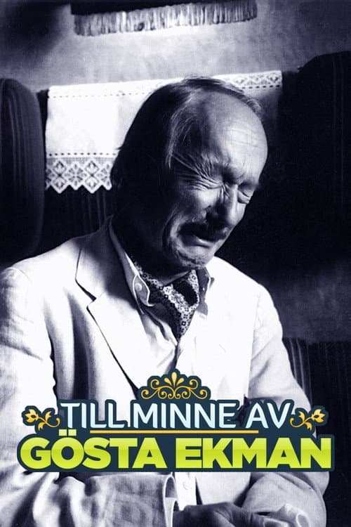 Poster for Till minne av Gösta Ekman