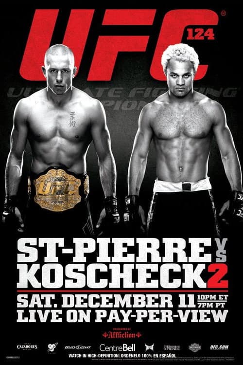 Poster for UFC 124: St-Pierre vs. Koscheck 2