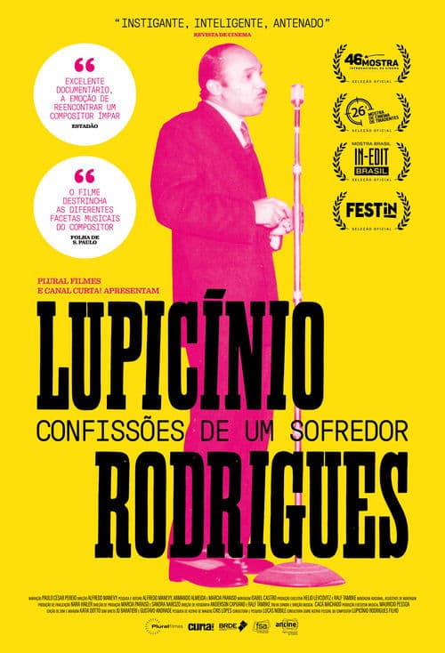 Poster for Lupicínio Rodrigues, Confessions of a Sufferer