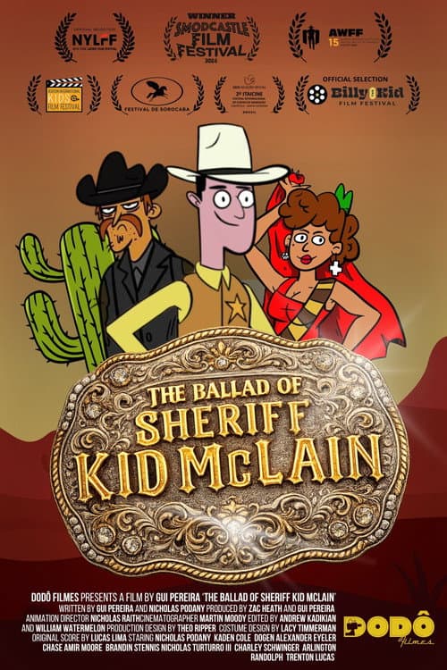 Poster for The Ballad of Sheriff Kid McLain