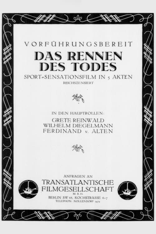 Poster for Das Rennen des Todes