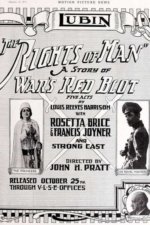 Постер до фільму «The Rights of Man: A Story of War's Red Blotch»