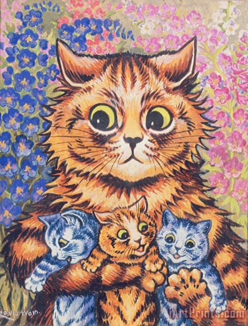 Poster for Art Celebrities At Home - Mr Louis Wain