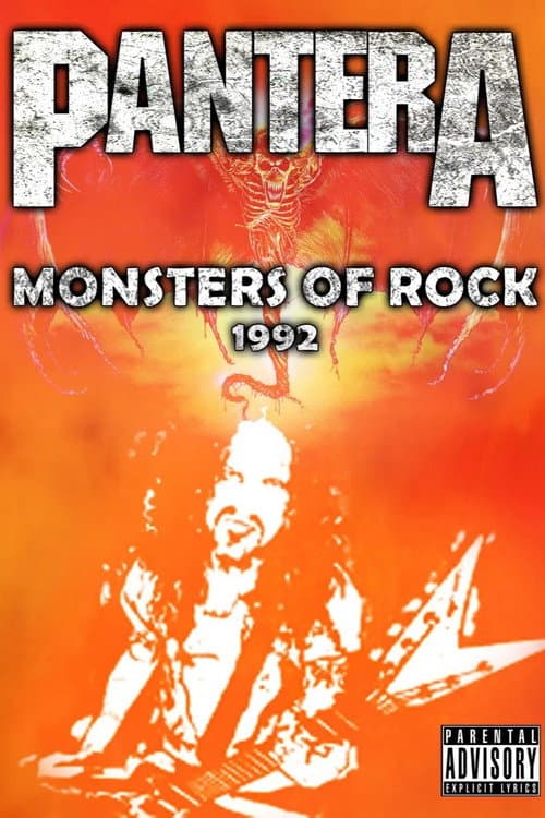 Poster for Pantera: Live at Monsters of Rock Italy