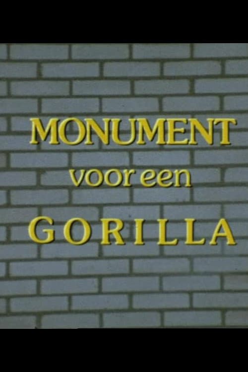 Poster for Monument for a Gorilla