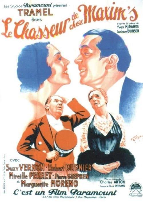 Poster for Le Chasseur de chez Maxim's