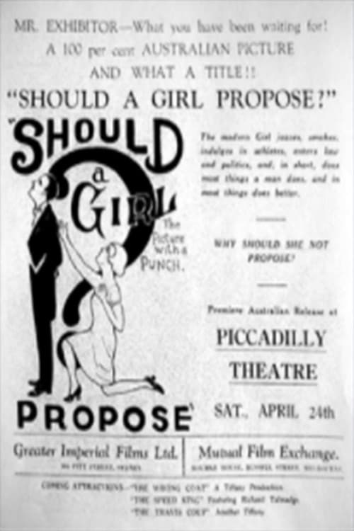 Poster for Should a Girl Propose?