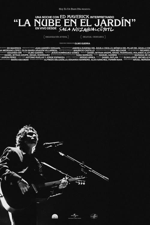 Poster for Ed Maverick: La nube en el jardín en vivo desde la Sala Nezahualcóyotl