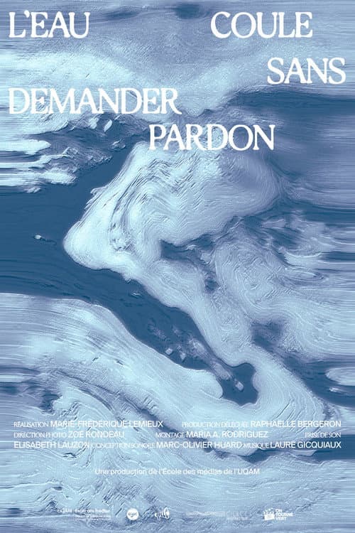 Poster for L'eau coule sans demander pardon