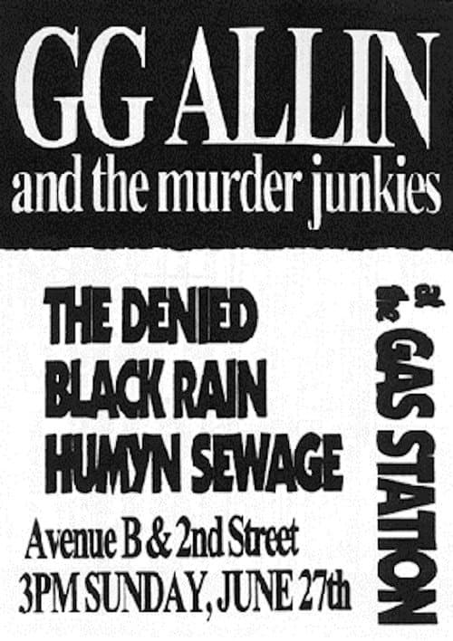 Постер до фільму «GG Allin: Live at the Gas Station»