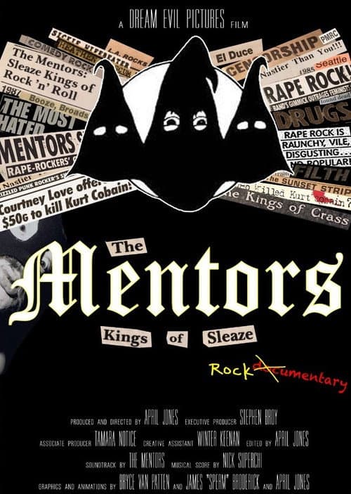 Poster for The Mentors: Kings of Sleaze Rockumentary