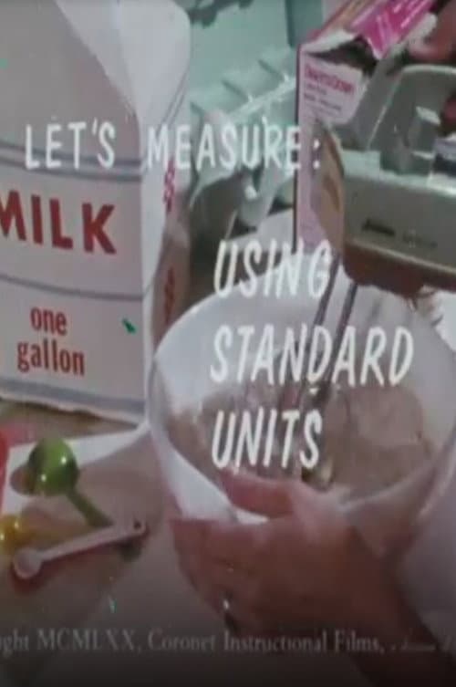 Poster for Let's Measure: Using Standard Units