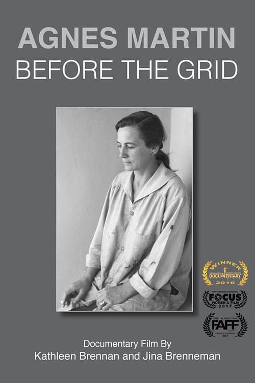 Poster for Agnes Martin Before the Grid