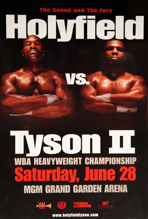 Poster for Mike Tyson vs. Evander Holyfield II