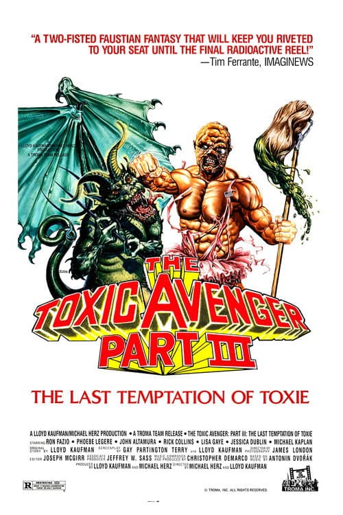 Poster for The Toxic Avenger Part III: The Last Temptation of Toxie