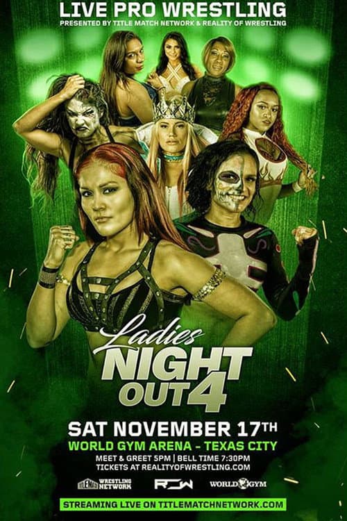 Poster for ROW Ladies Night Out 4
