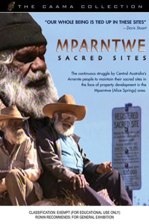 Poster for Mparntwe Sacred Sites