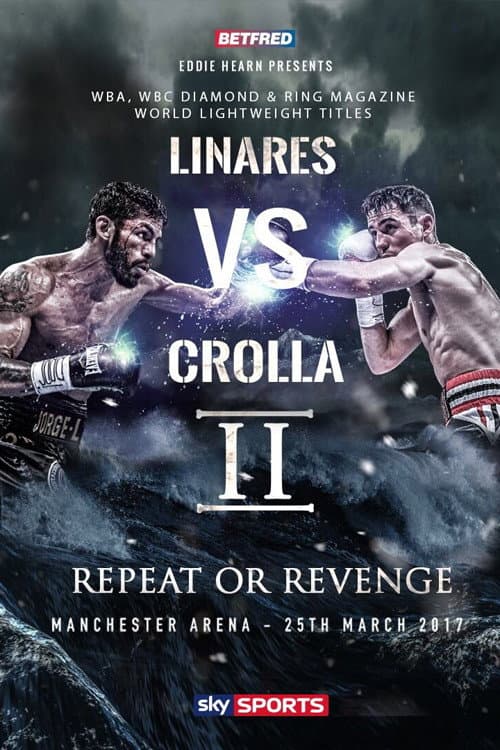 Poster for Jorge Linares vs. Anthony Crolla II