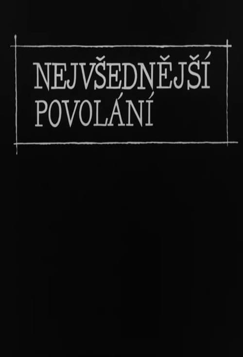 Poster for The Most Ordinary Occupation