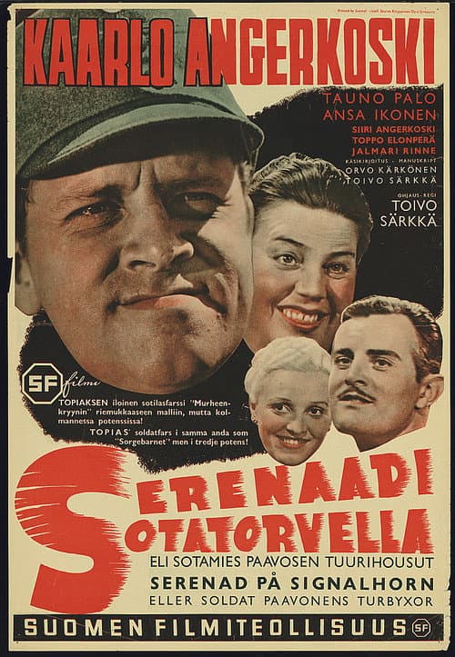 Poster for Serenaadi sotatorvella eli sotamies Paavosen tuurihousut