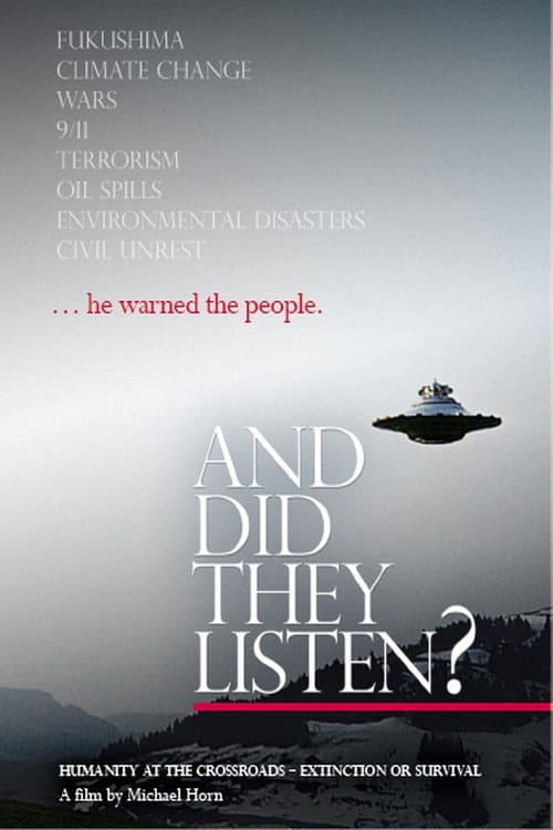 Poster for And Did They Listen?