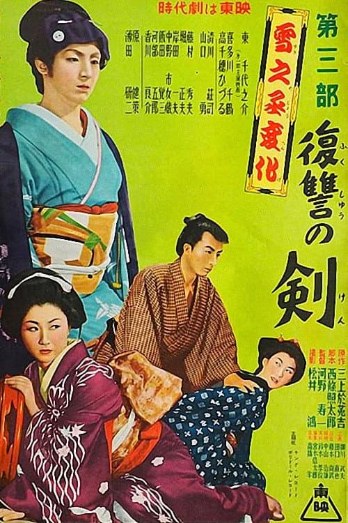 Poster for The Revenge of Yukinojo, Part 3: Sword of Revenge