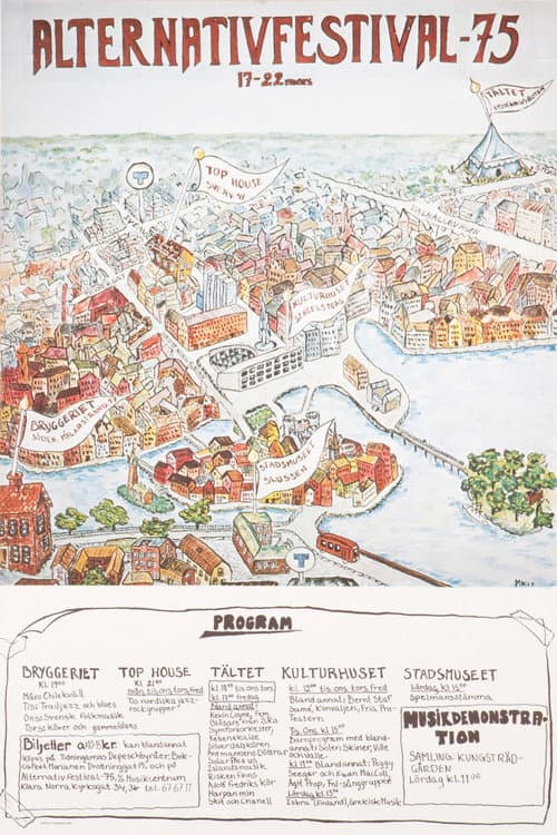 Poster for Alternativ Festival 1975