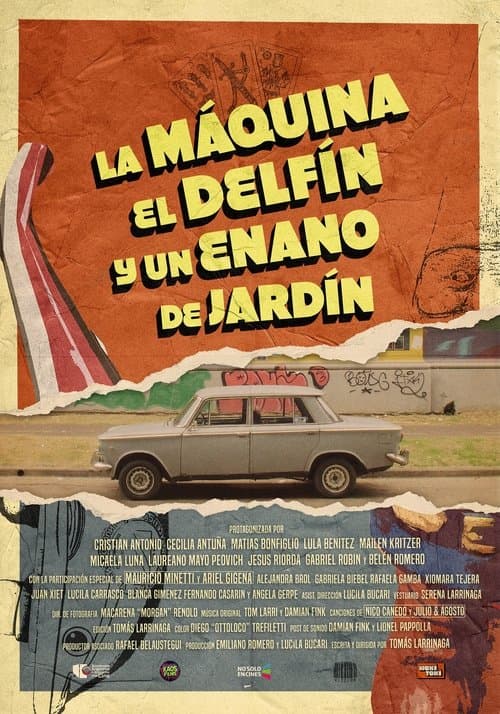 Poster for The Machine, The Dolphin and a Garden Gnome