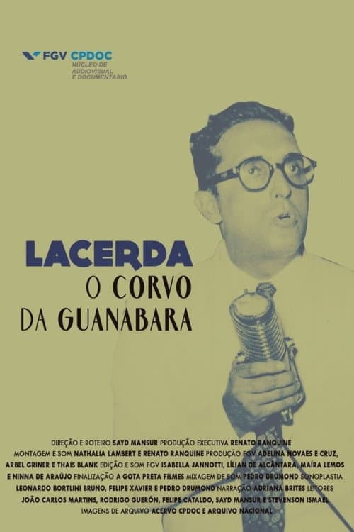 Poster for Lacerda, The Crow of Guanabara