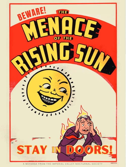 Poster for Menace of the Rising Sun