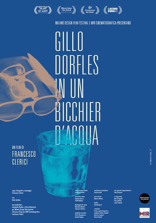 Poster for Gillo Dorfles. Objects/Characters