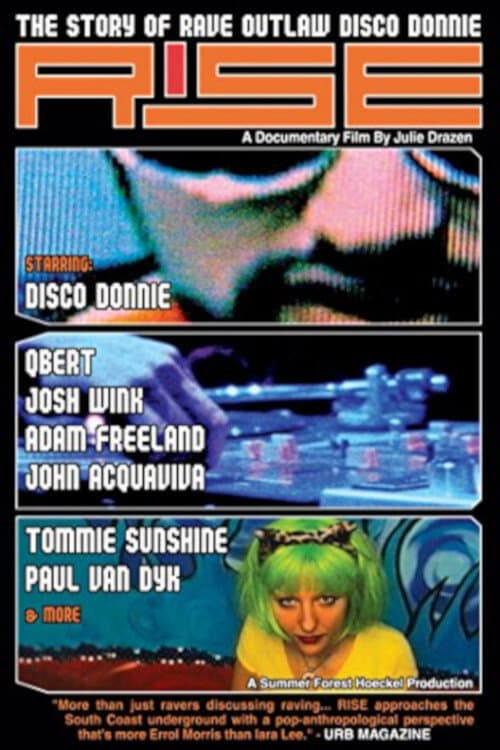 Poster for Rise: The Story of Rave Outlaw Disco Donnie