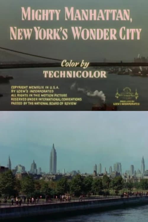 Poster for Mighty Manhattan, New York's Wonder City