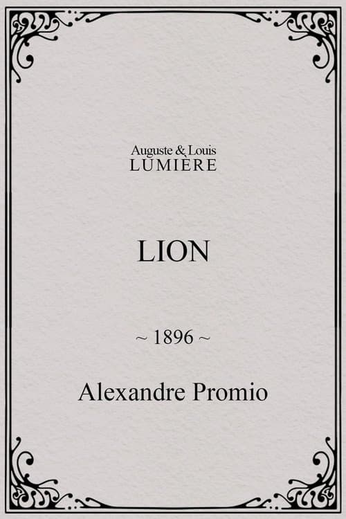 Poster for Lion, London Zoological Gardens