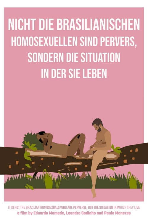 Постер до фільму «It Is Not the Brazilian Homosexuals Who Are Perverse, But the Situation in Which They Live»
