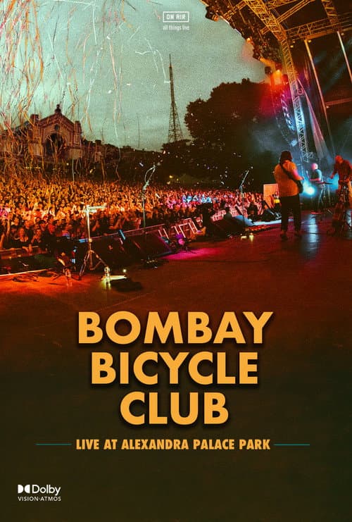 Poster for Bombay Bicycle Club ‘Live at Alexandra Palace Park’